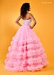 Rachel Allan 70621 Ruffle Skirt Strapless Dress