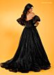 Rachel Allan 70630 Detachable Sleeves Illusion Corset Dress