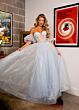 Rachel Allan 70630 Detachable Sleeves Illusion Corset Dress