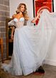 Rachel Allan 70630 Detachable Sleeves Illusion Corset Dress