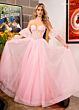 Rachel Allan 70630 Detachable Sleeves Illusion Corset Dress