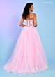 Rachel Allan 70630 Detachable Sleeves Illusion Corset Dress