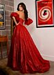 Rachel Allan 70630 Detachable Sleeves Illusion Corset Dress