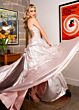 Rachel Allan 70639 Pleated Metallic One Shoulder Dress
