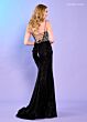 Rachel Allan 70640 Beaded Corset Glitter Skirt Dress