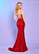 Rachel Allan 70640 Beaded Corset Glitter Skirt Dress