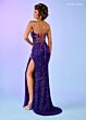 Rachel Allan 70650 Embellished Corset Strapless Dress