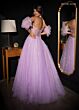 Rachel Allan 70661 Detached Sleeves Illusion Corset Dress