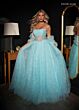 Rachel Allan 70661 Detached Sleeves Illusion Corset Dress