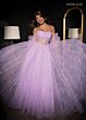 Rachel Allan 70661 Detached Sleeves Illusion Corset Dress