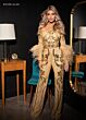 Rachel Allan 70670 Feather Sleeves Two Piece Pant Suit
