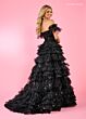 Rachel Allan 70675 Separate Sleeves Ruffle Skirt Dress