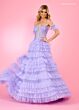 Rachel Allan 70675 Separate Sleeves Ruffle Skirt Dress