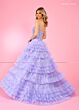 Rachel Allan 70675 Separate Sleeves Ruffle Skirt Dress