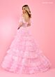 Rachel Allan 70675 Separate Sleeves Ruffle Skirt Dress
