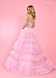 Rachel Allan 70675 Separate Sleeves Ruffle Skirt Dress