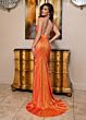 Rachel Allan 70701 Embellished Plunging Halter Backless Dress