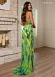 Rachel Allan 70703 Strappy Back Plunging Neck Embellished Dress