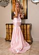Rachel Allan 70706 Godet Skirt Sweetheart Neck Cutout Dress