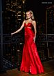 Rachel Allan 70706 Godet Skirt Sweetheart Neck Cutout Dress