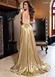 Rachel Allan 70709 Pleated Skirt Illusion Corset Strapless Dress