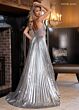 Rachel Allan 70709 Pleated Skirt Illusion Corset Strapless Dress