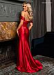 Rachel Allan 70712 Off The Shoulder Keyhole Corset Dress