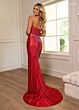 Rachel Allan 70714 Plunging Neckline Strapless Embellished Dress