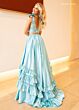 Rachel Allan 70718 Lace Top Ruffle Skirt 2 Piece Dress