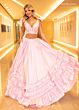 Rachel Allan 70718 Lace Top Ruffle Skirt 2 Piece Dress