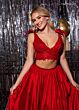 Rachel Allan 70718 Lace Top Ruffle Skirt 2 Piece Dress