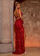 Rachel Allan 70722 Strappy Back High Slit Sequin Dress