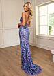 Rachel Allan 70725 Strappy Back Sweetheart Neck Embellished Dress