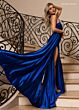 Rachel Allan 70729 Side Tail Embellished Top Cutout Dress