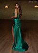 Rachel Allan 70731 Embellished Neckline Lace-Up Corset Dress