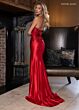 Rachel Allan 70733 High Slit Strapless Sweetheart Embellished Dress