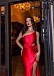 Rachel Allan 70736 Side Cutout One Shoulder High Slit Dress