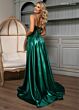Rachel Allan 70739 Slit Skirt Sweetheart Neckline Corset Dress