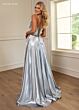 Rachel Allan 70739 Slit Skirt Sweetheart Neckline Corset Dress