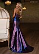 Rachel Allan 70743 Strapless Sweetheart Neckline Metallic Dress