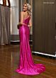 Rachel Allan 70744 Side Slit One Shoulder Cutout Dress