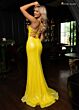 Rachel Allan 70749 Multi Cutout Halter Strap Sequin Dress