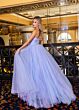 Rachel Allan 70761 Ruched Corset Two Tone Strapless Dress