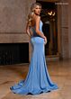 Rachel Allan 70762 Plunging Neckline Strapless Embellished Dress