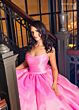 Rachel Allan 70768 Tie Back Pleated Top Strapless Dress