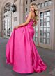 Rachel Allan 70778 Side Tail One Shoulder Pleated Dress