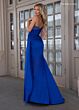 Rachel Allan 70778 Side Tail One Shoulder Pleated Dress