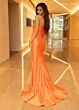 Rachel Allan 70779 High Slit Strapless Sweetheart Corset Dress