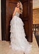 Rachel Allan 70788 Ruffle Skirt Strapless Sweetheart Neckline Dress