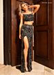 Rachel Allan 70794 Slit Skirt Embellished Two Piece Dress